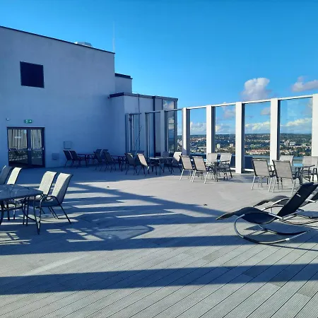 Hanza Tower Sunny Apartment Szczecin Exterior photo